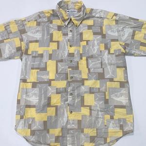 Columbia Bluefin Tuna, Sail Fish, and Blue Marlin Fishing Button Up Short Sleeve